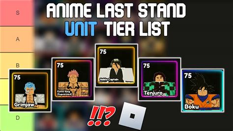 anime last stand codes|anime last code tier list.